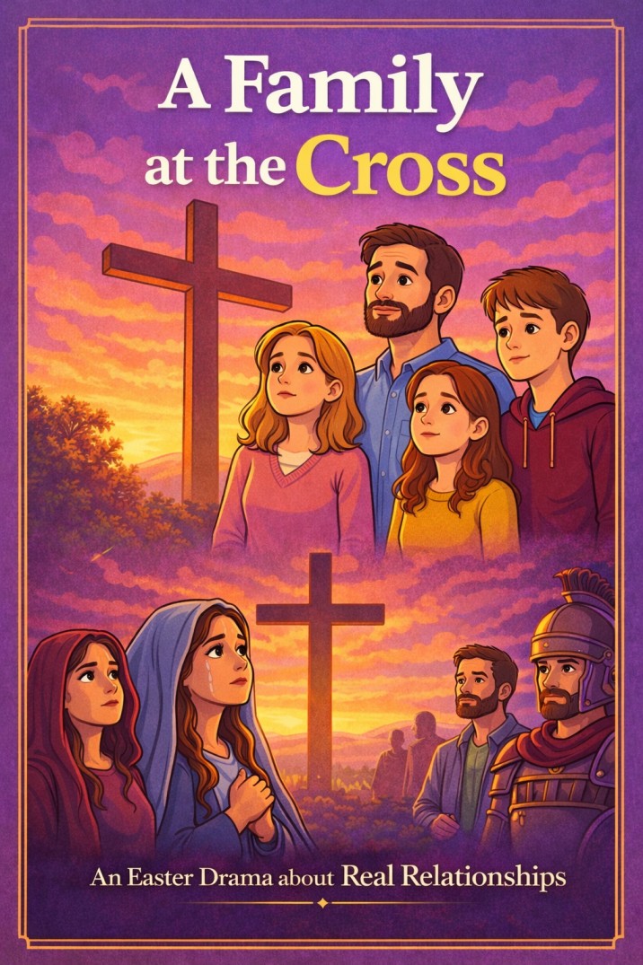 A Family at the Cross — Easter church play cover image