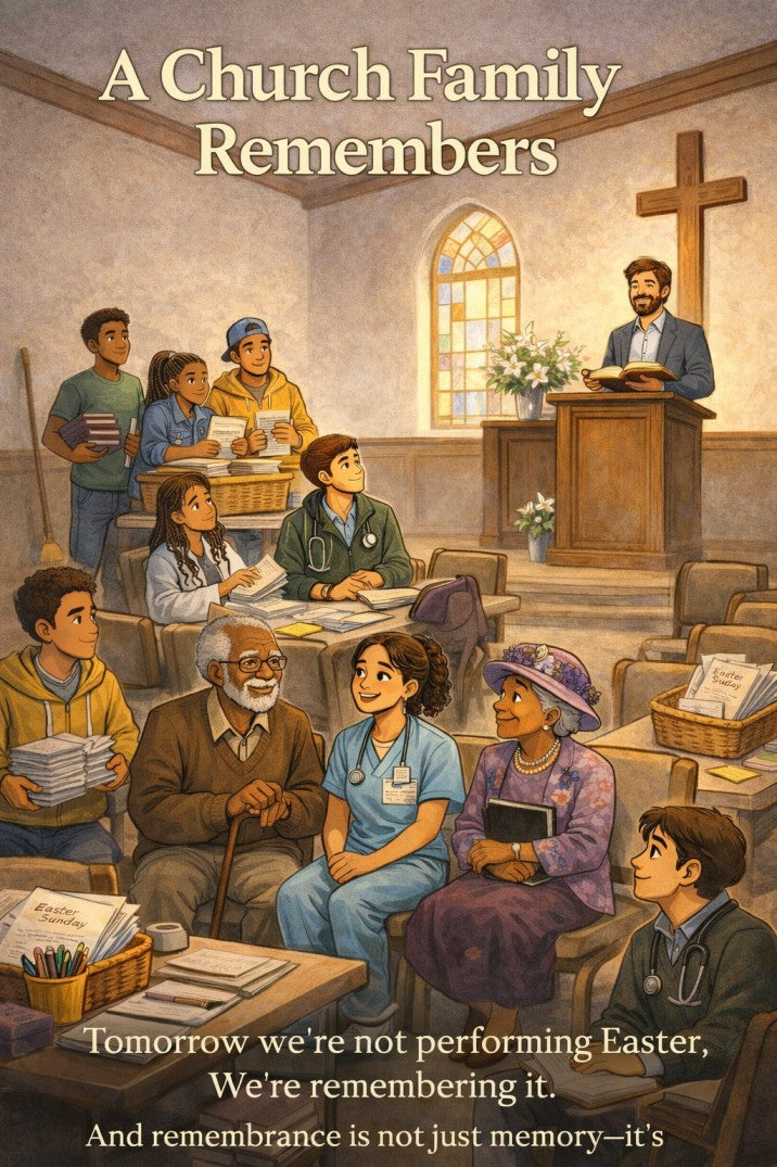 A Church Family Remembers — Easter church play cover image