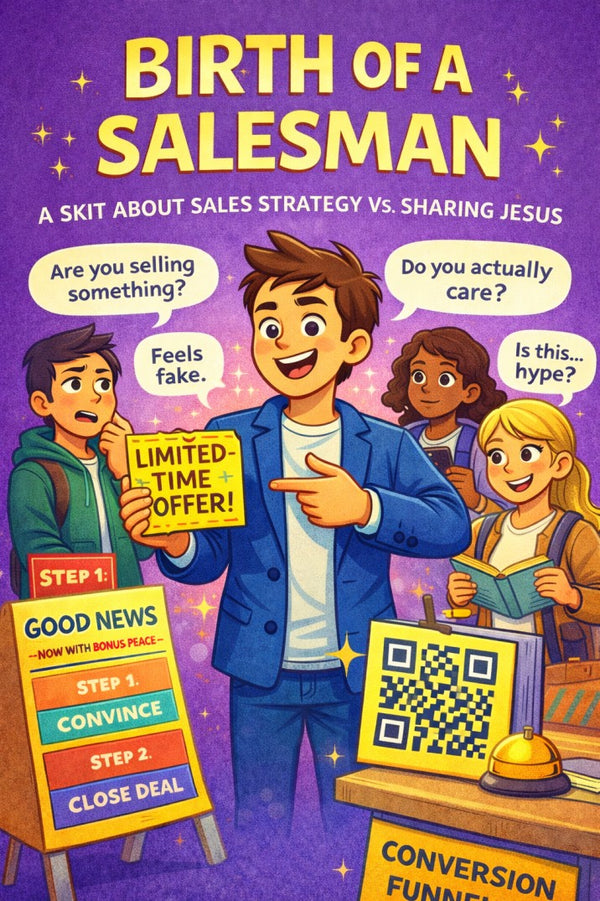 Birth of a Salesman — youth group skit cover image