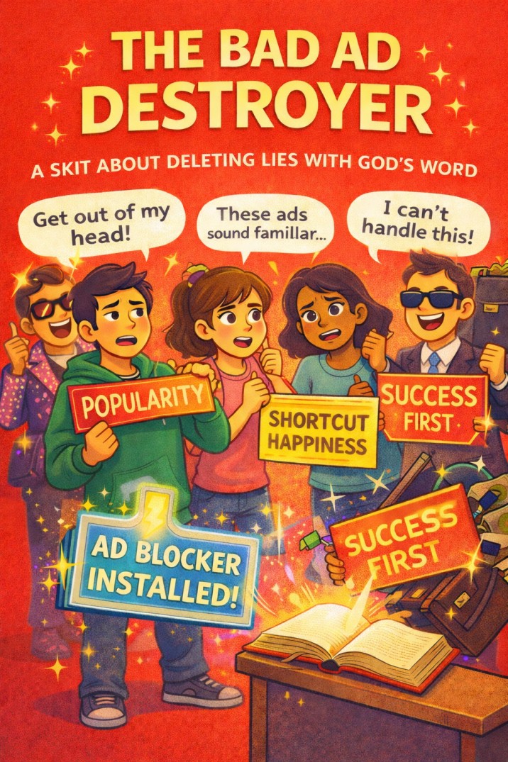The Bad Ad Destroyer — youth group skit cover image