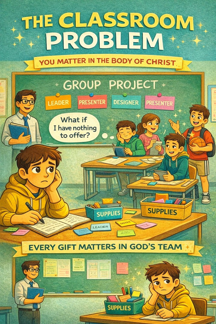 The Classroom Problem — youth group skit cover image
