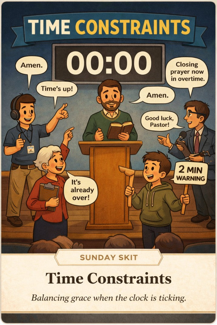 Time Constraints — church skit script cover image