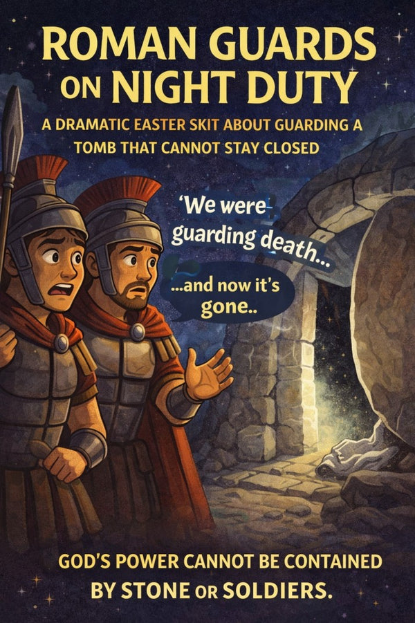 Roman Guards on Night Duty — church skit script cover image