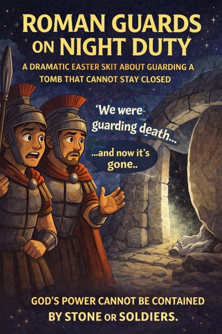 Roman Guards on Night Duty — church skit script cover image