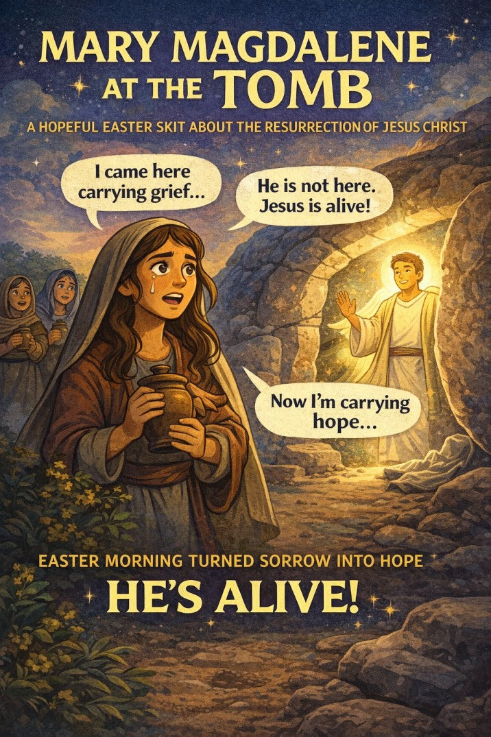 Mary Magdalene at the Tomb — Easter church skit cover image