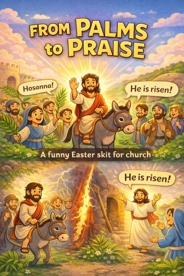 From Palms to Praise — church skit script cover image