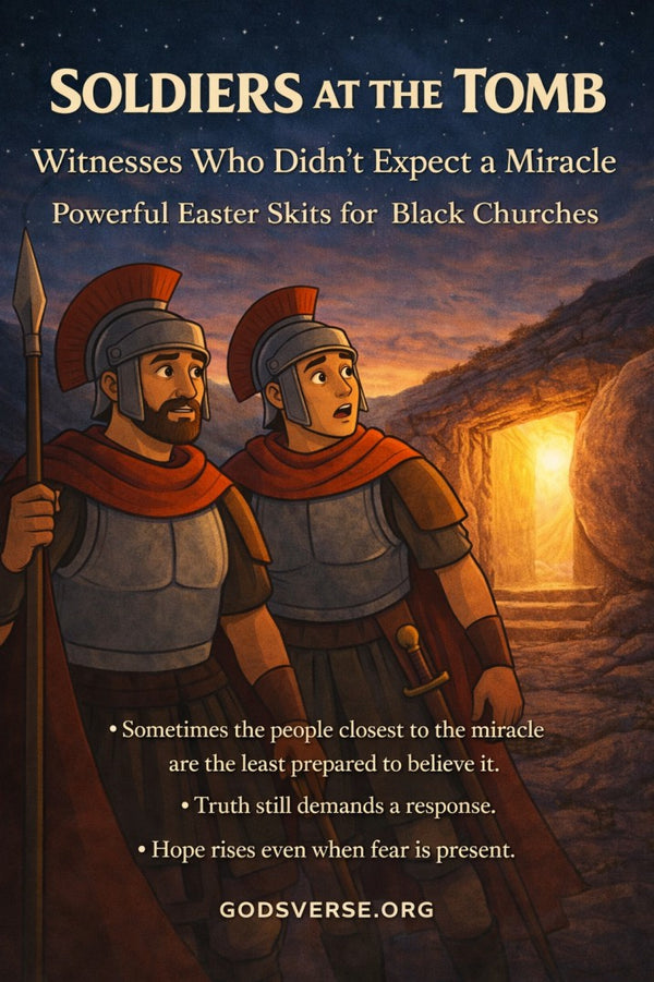Soldiers at the Tomb: Witnesses Who Didn’t Expect a Miracle — Easter church skit cover image