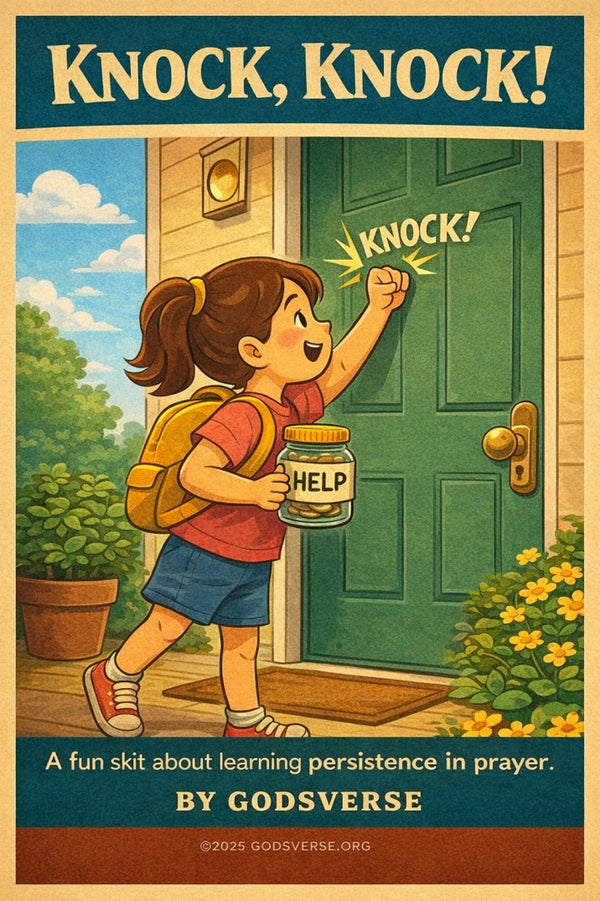 Knock, Knock! — church skit script cover image