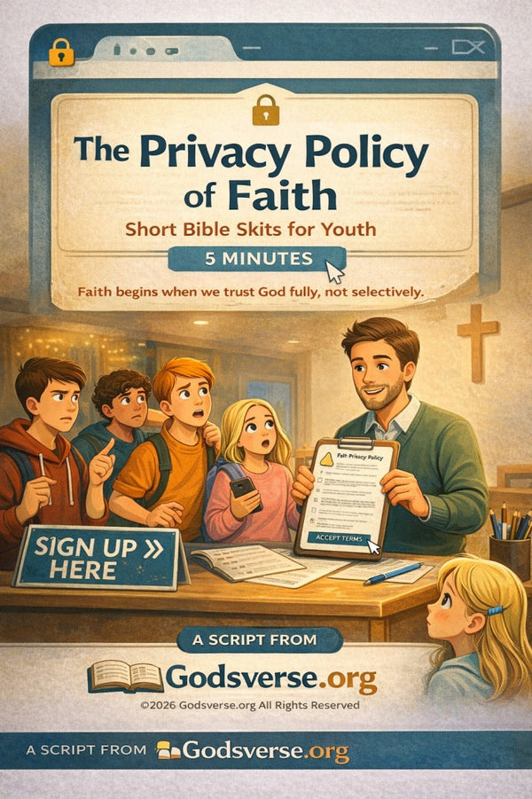 The Privacy Policy of Faith — youth group skit cover image
