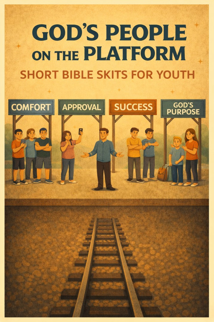 God’s People on the Platform — youth group skit cover image