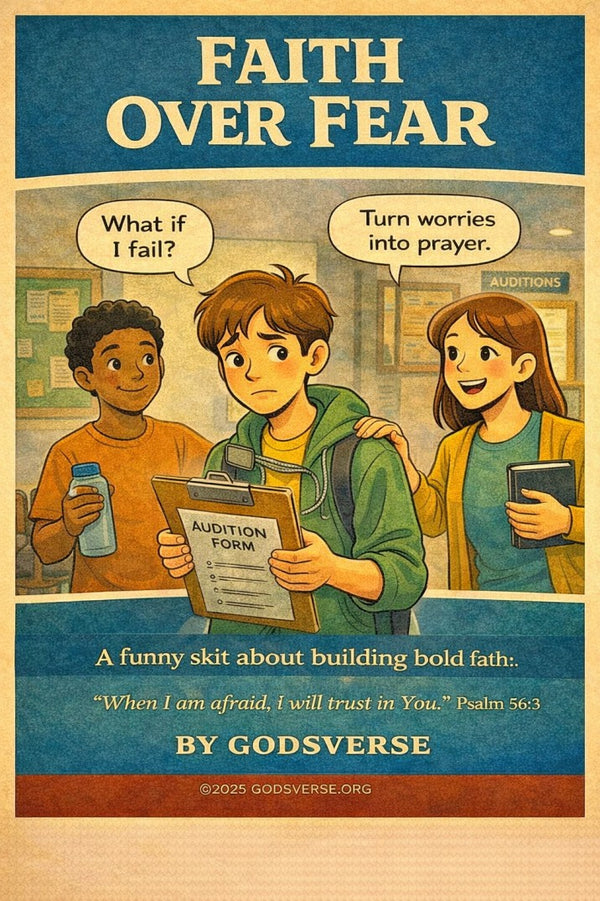 Faith Over Fear — church skit script cover image