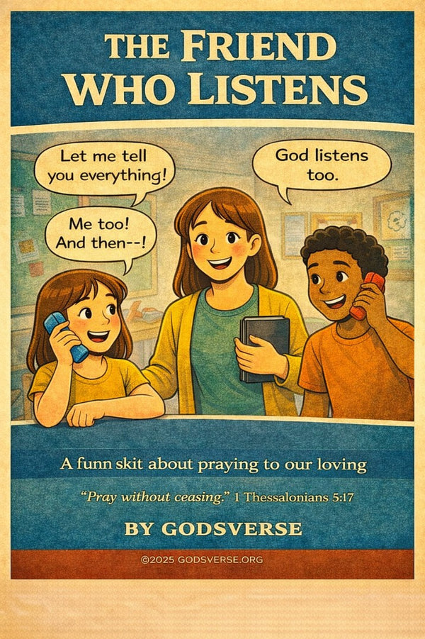 The Friend Who Listens — church skit script cover image