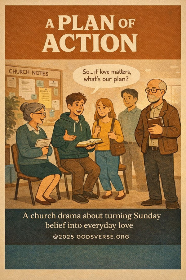 A Plan of Action — church skit script cover image