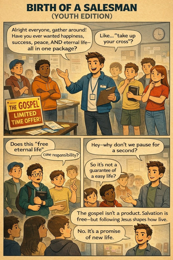 Birth of a Salesman — youth group skit cover image