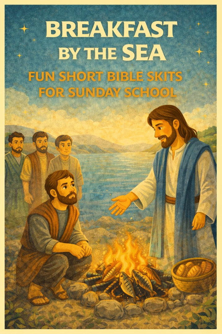 Breakfast by the Sea - Fun Short Bible Skits for Sunday School — church skit script cover image