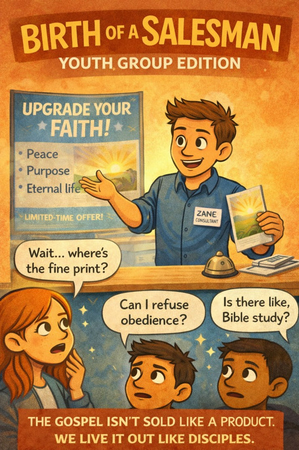Birth of a Salesman: Youth Group Edition - Youth Group Drama Skits — youth group skit cover image