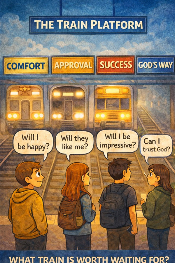 The Train Platform - Youth Group Drama Skits — youth group skit cover image