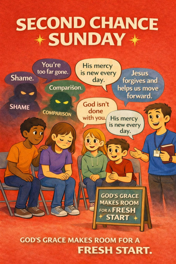 Second Chance Sunday — youth group skit cover image