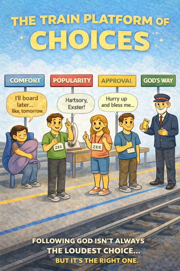 The Train Platform of Choices — youth group skit cover image