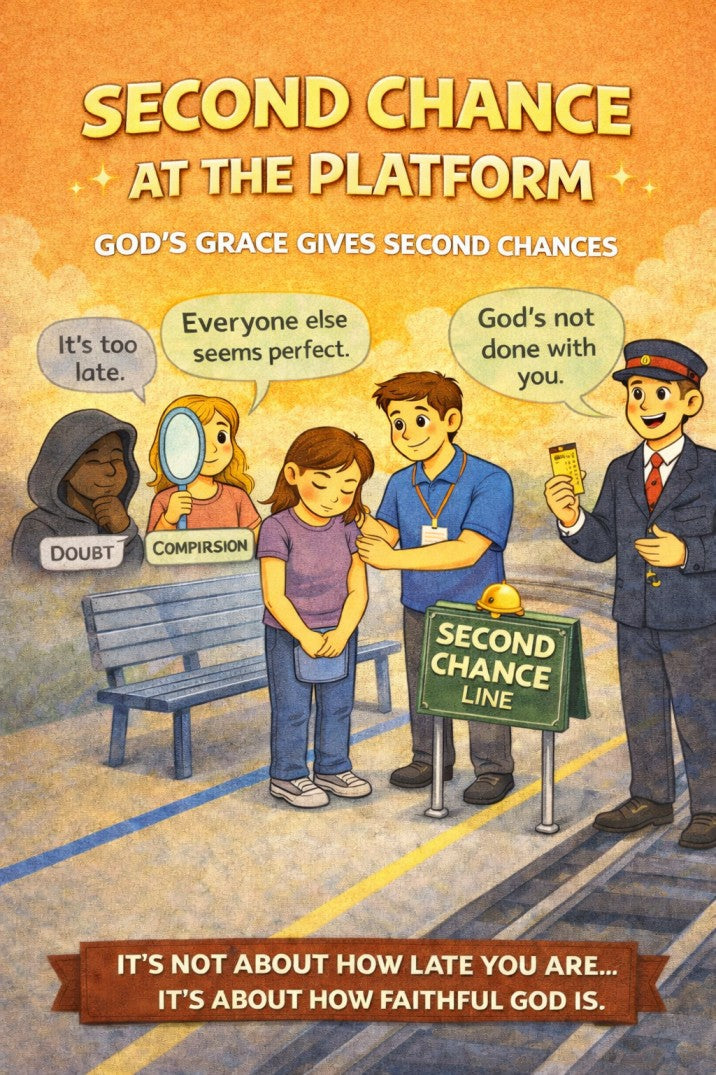 Second Chance at the Platform — youth group skit cover image