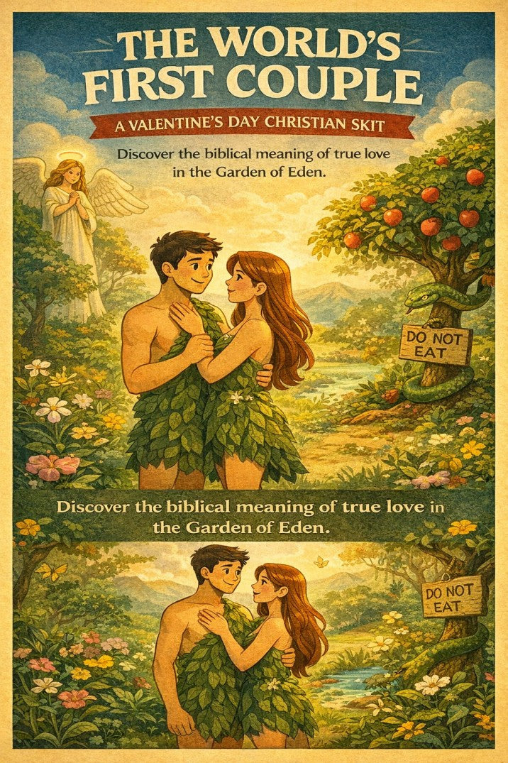 The World’s First Couple — church skit script cover image