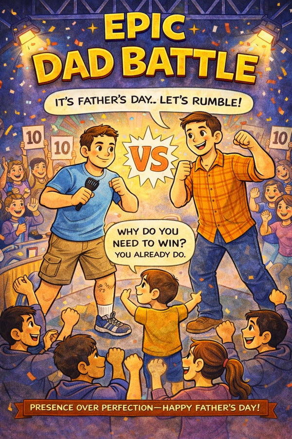 Epic Dad Battle — church skit script cover image