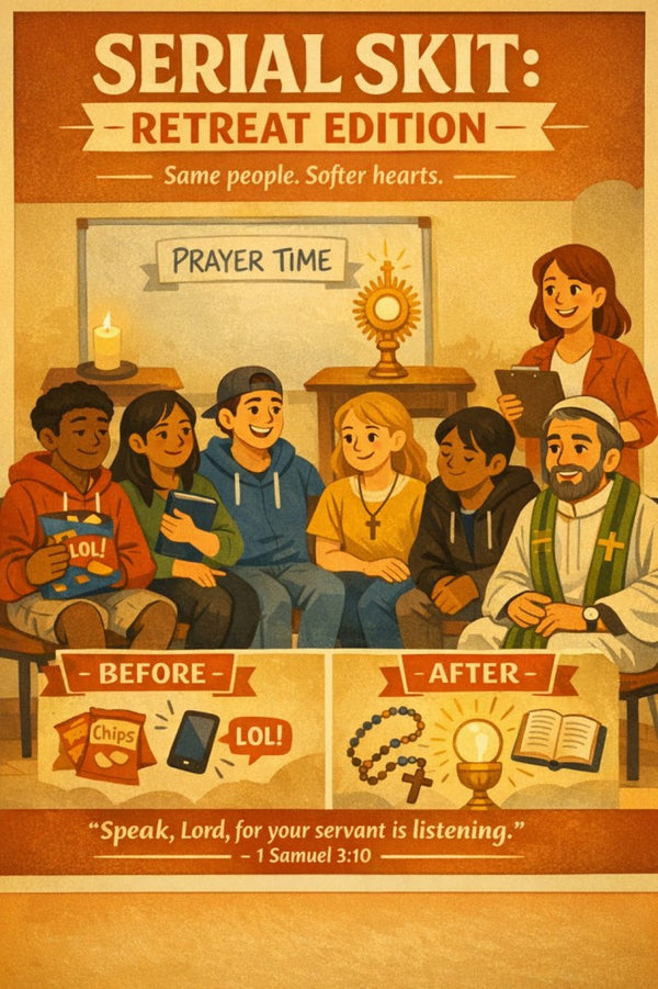 Serial Skit: Retreat Edition — church skit script cover image