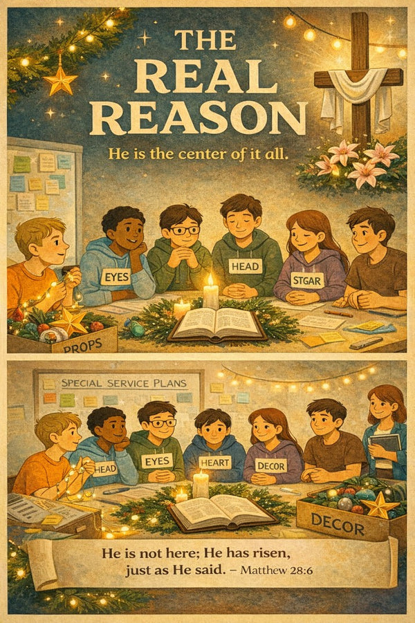The Real Reason — youth group skit cover image