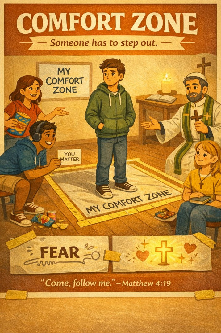 Comfort Zone — church skit script cover image
