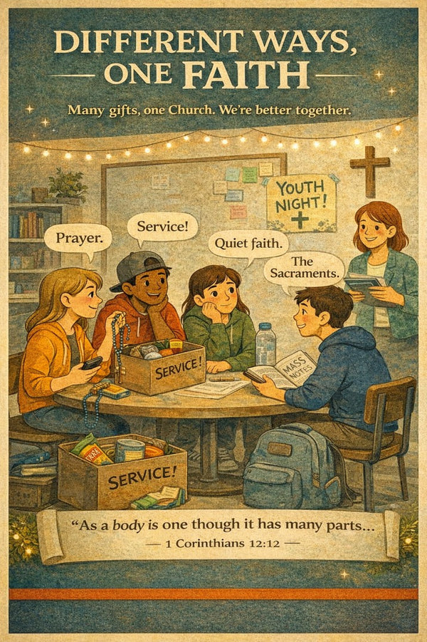 Different Ways, One Faith — youth group skit cover image