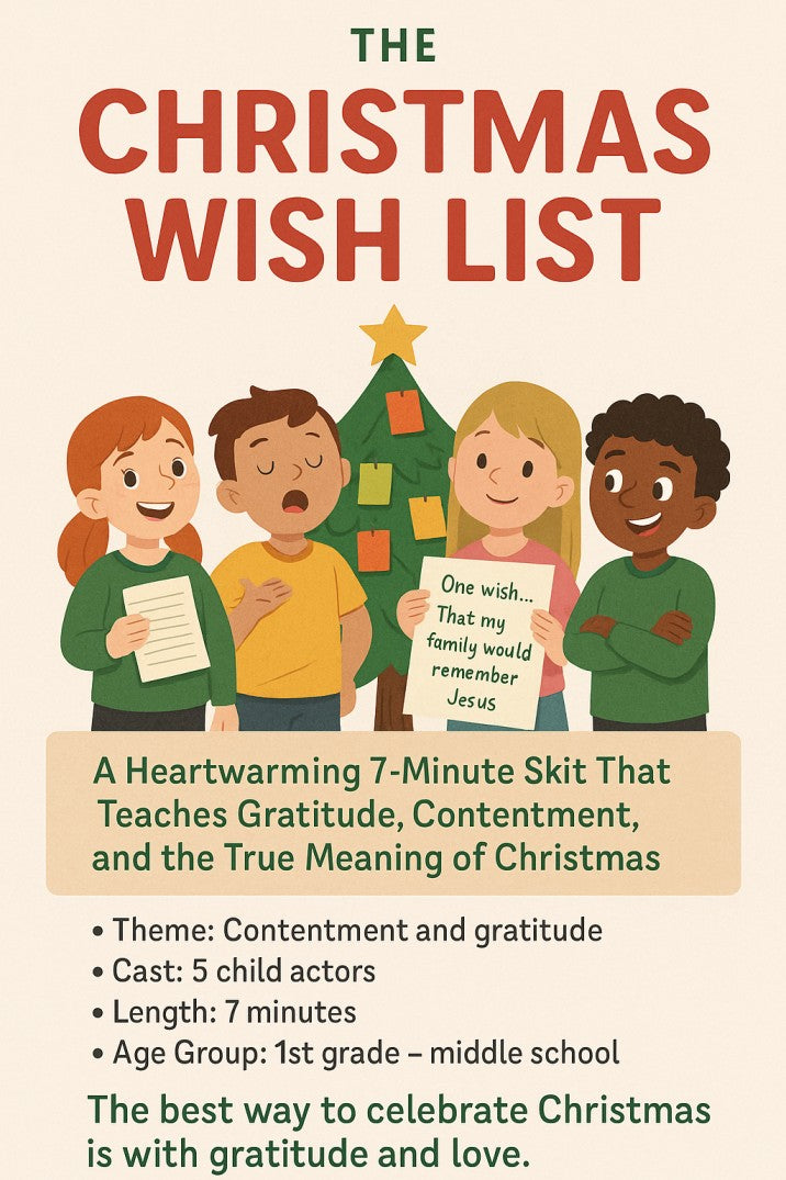The Christmas Wish List Skit — Christmas church skit cover image