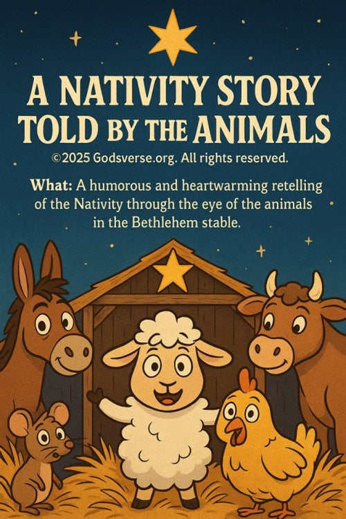 A Nativity Story Told by the Animals — Christmas church skit cover image