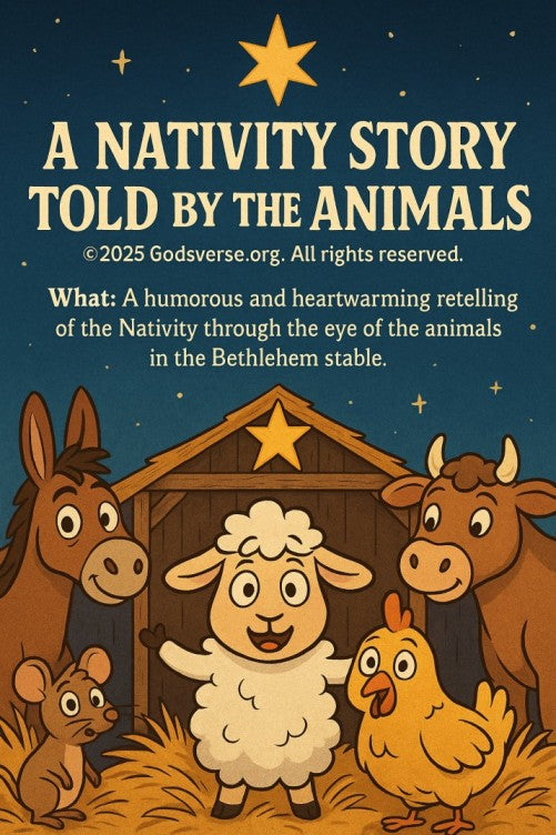 A Nativity Story Told by the Animals — Christmas church skit cover image