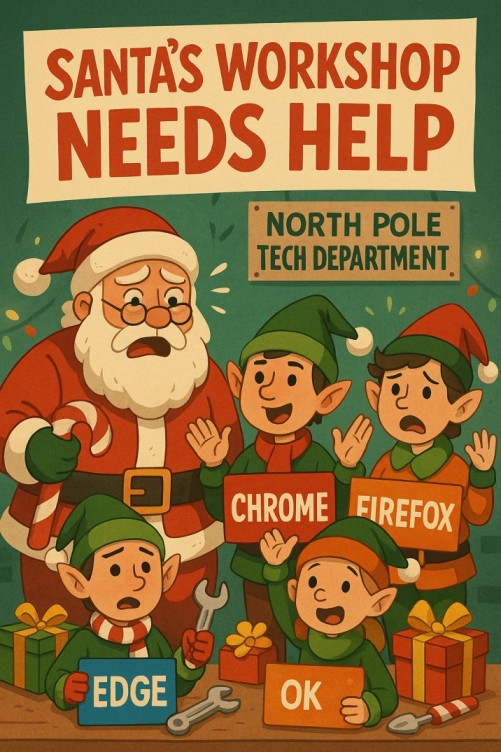 Santa’s Workshop Needs Help — Christmas church skit cover image