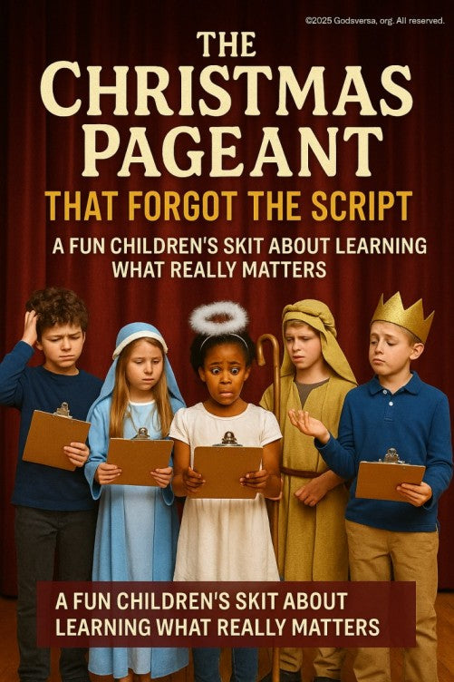 The Christmas Pageant That Forgot the Script — Christmas church skit cover image