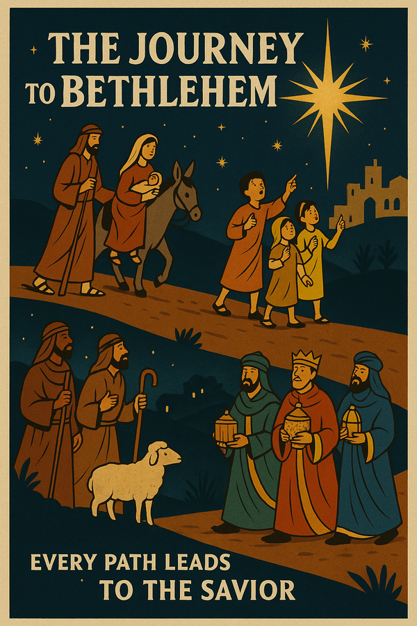 Journeys to Bethlehem: An Original Play — Christmas church skit cover image