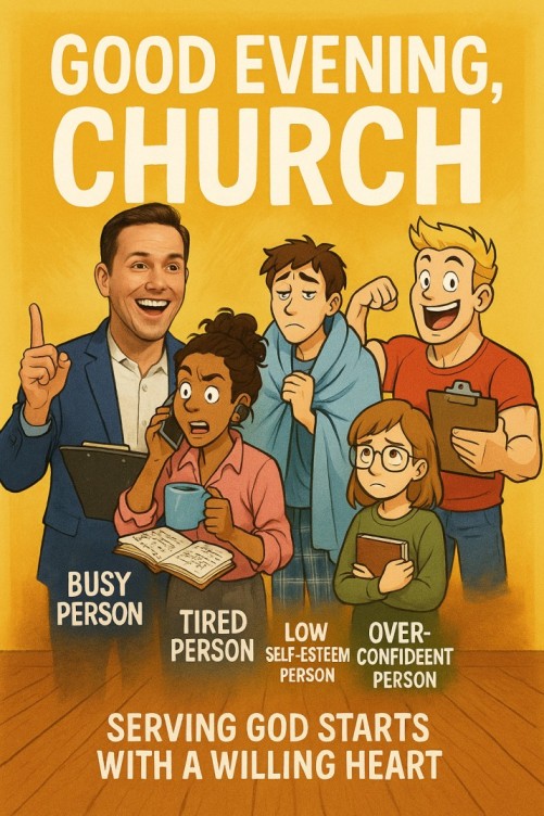 Good Evening, Church — Christmas church skit cover image