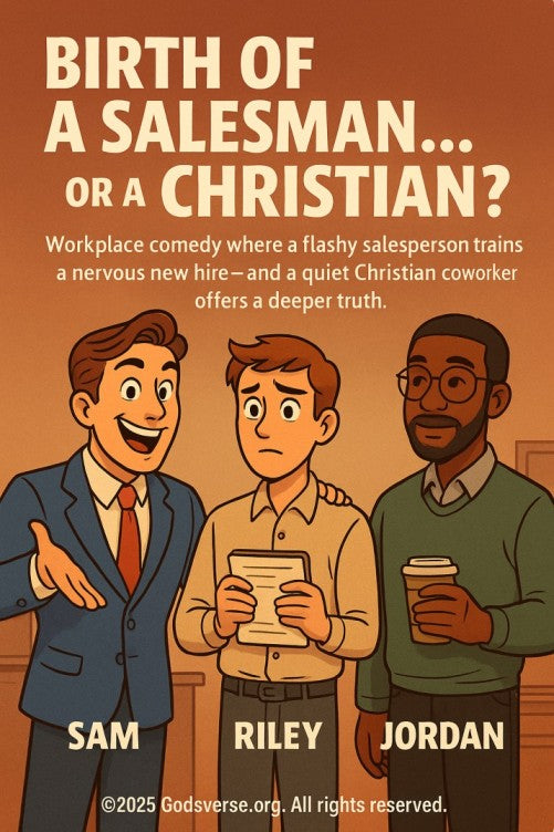 Birth of a Salesman… or a Christian? — Christmas church skit cover image