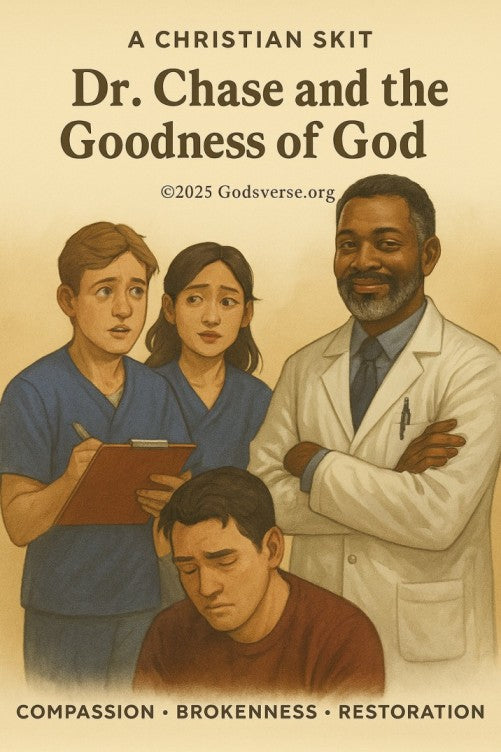 Dr. Chase and the Goodness of God — Christmas church skit cover image