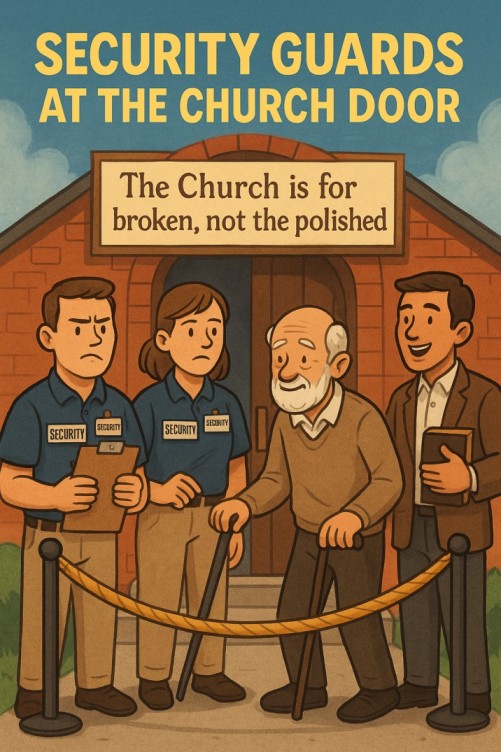 Security Guards at the Church Door — Christmas church skit cover image