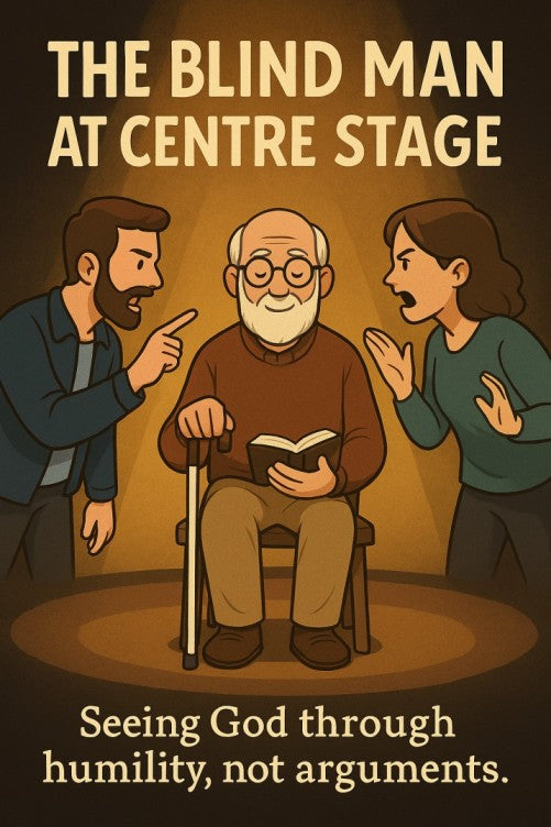 The Blind Man at Centre Stage