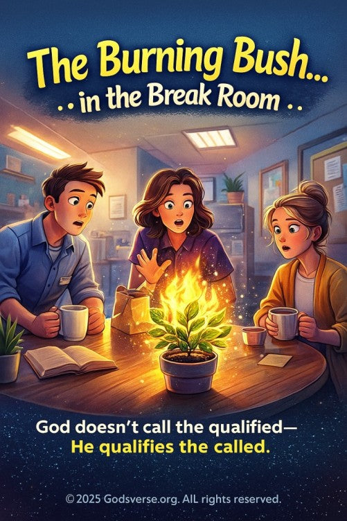 The Burning Bush… in the Break Room — Christmas church skit cover image
