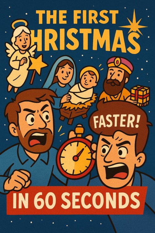 The First Christmas in 60 Seconds — Christmas church skit cover image