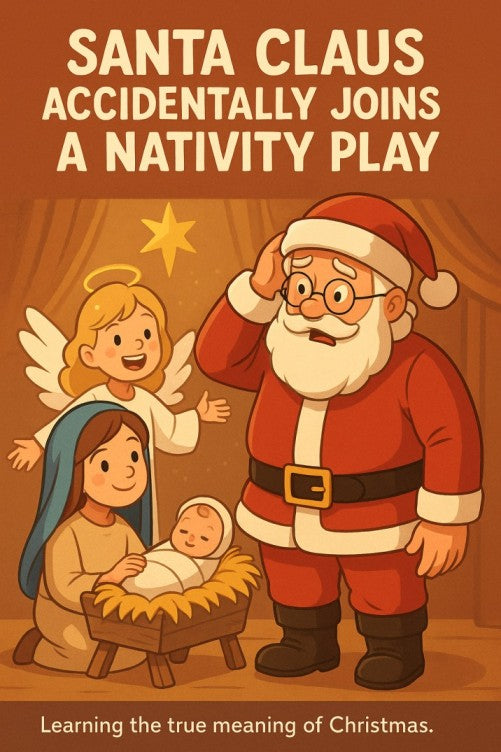 Santa Claus Accidentally Joins a Nativity Play