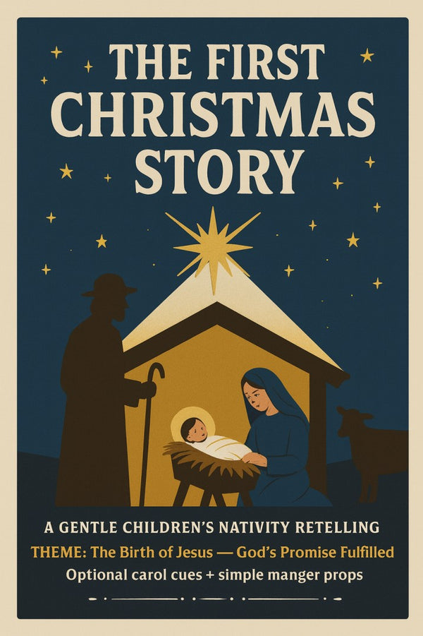 The First Christmas Story — Christmas church skit cover image