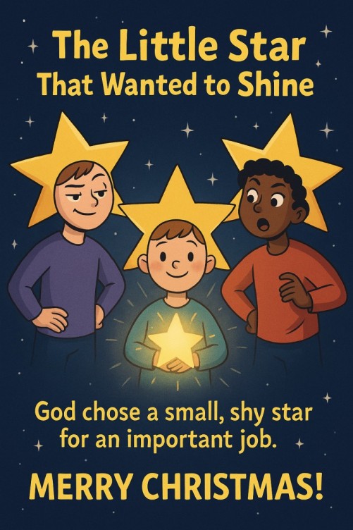The Little Star That Wanted to Shine — Christmas church skit cover image
