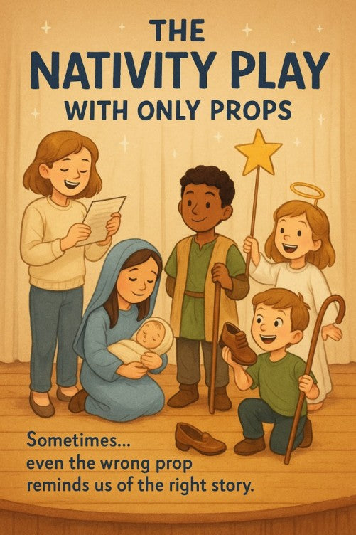 The Nativity Play With Only Props — Christmas church skit cover image