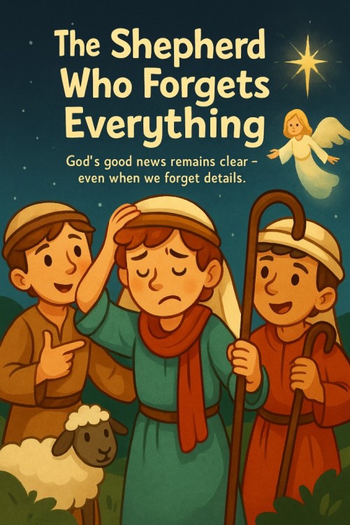 The Shepherd Who Forgets Everything — Christmas church skit cover image