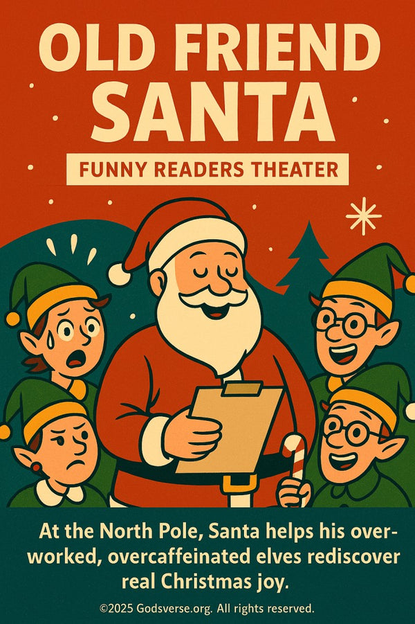 Old Friend Santa (Funny Readers Theater) — Christmas church skit cover image