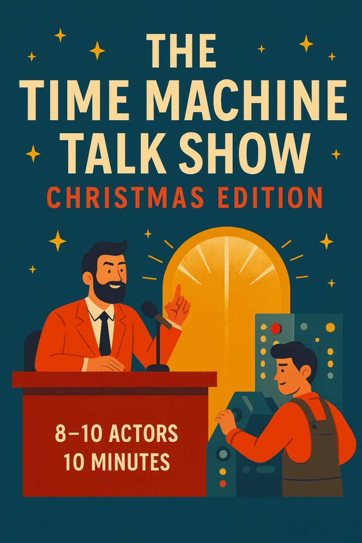 The Time Machine Talk Show: Christmas Edition — Christmas church skit cover image